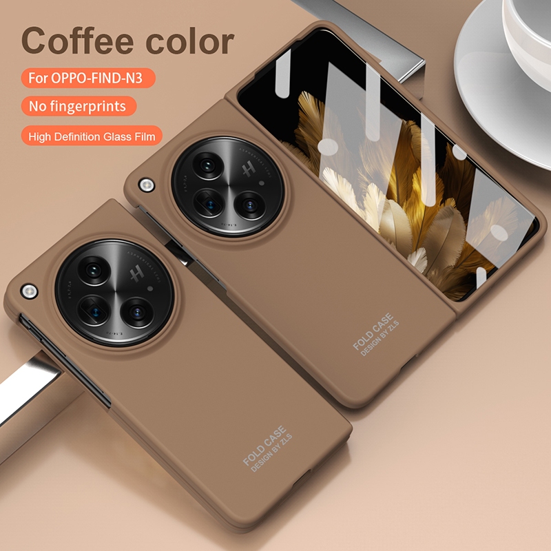 Ốp Điện Thoại Mềm Mịn Bảo Vệ 360 Độ Cho oppo find n3 n3° Ốp Điện Thoại Cứng caramel find n3