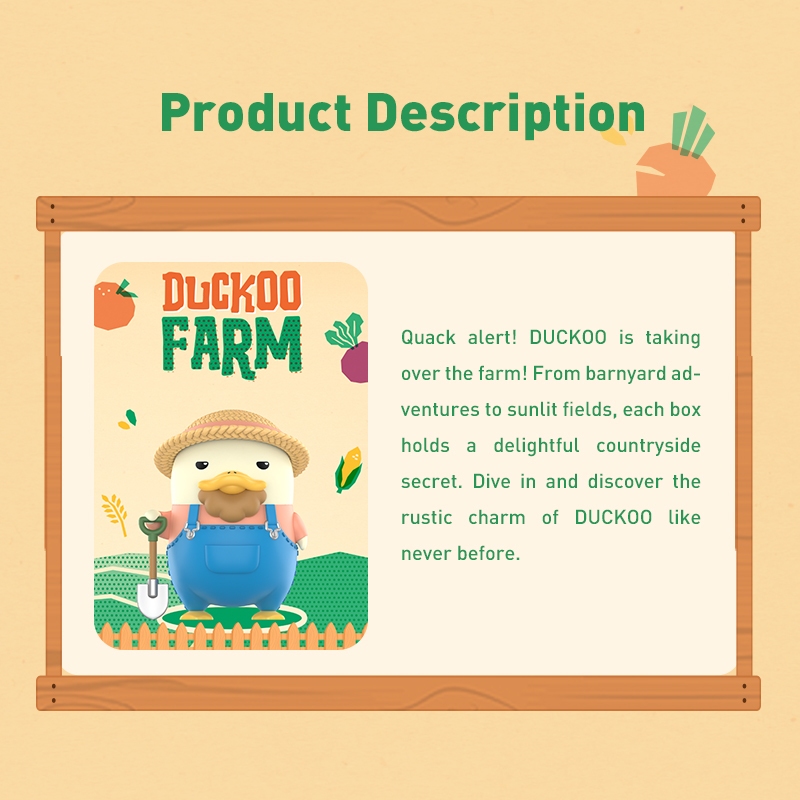 Mô hình POP MART nhân vật DUCKOO FARM Series ngộ nghĩnh