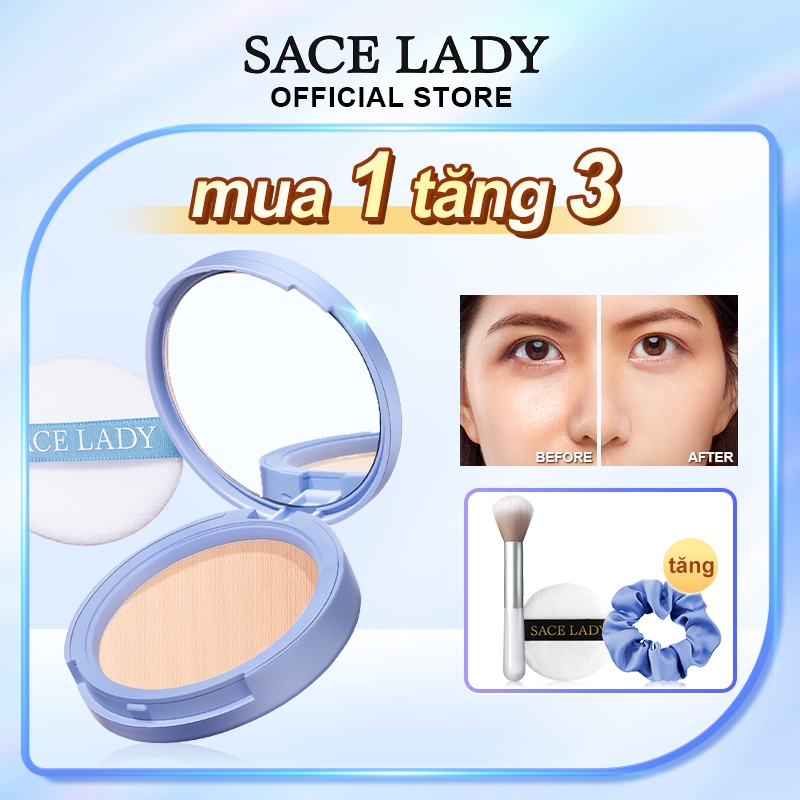 Phấn phủ dạng nén SACE LADY lâu trôi kháng nước kiềm dầu