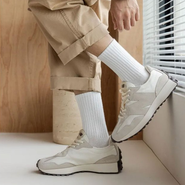 Vớ Cotton Cổ Cao Màu Sắc Đơn Giản Phong Cách Thể Thao Thời Trang Xuân Hè Cho Nam