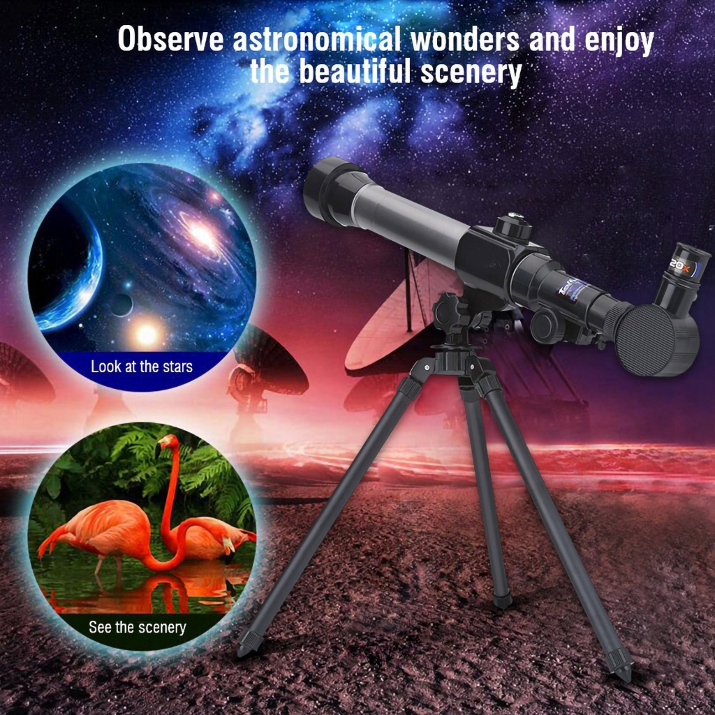 Comfortstyle Trẻ em Quà tặng Giáo dục Đồ chơi Kính viễn vọng Thiên văn Không gian Một mắt với Chân máy cxmin05.vn