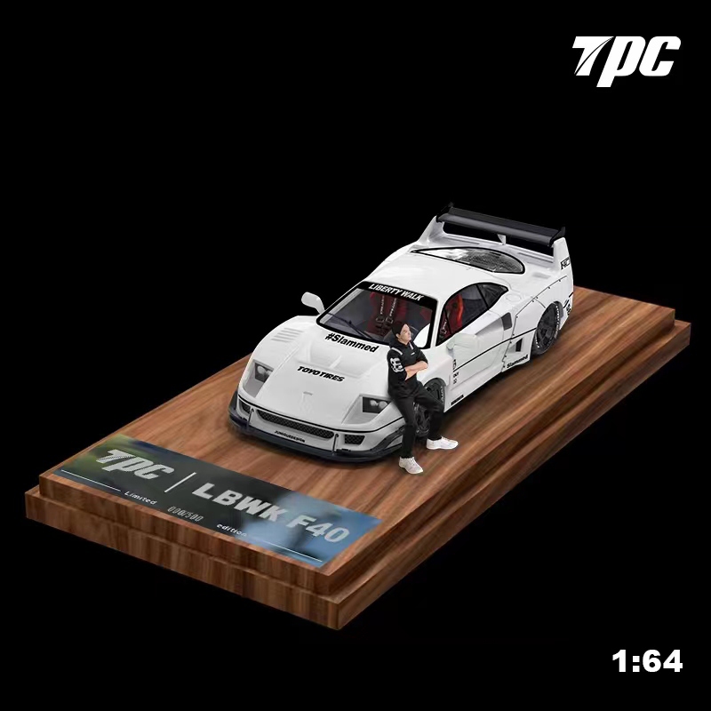 Mô Hình Xe Hơi ferrari f40 lbwk Bằng Hợp Kim Tỉ Lệ 1: 64