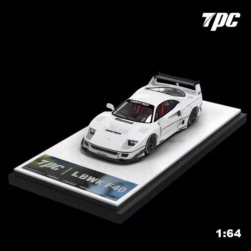Mô Hình Xe Hơi ferrari f40 lbwk Bằng Hợp Kim Tỉ Lệ 1: 64