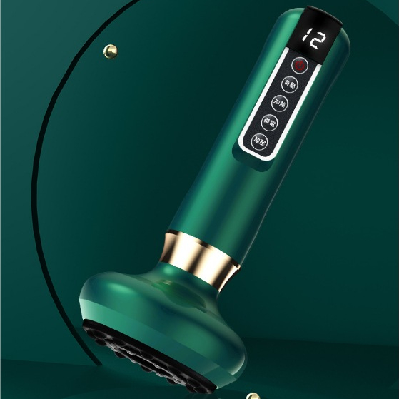 Máy Giác Hơi Điện Mát Xa Gua Sha 6 Cấp Độ Hút Xung Tần Số Có Màn Hình LED SUNCOL