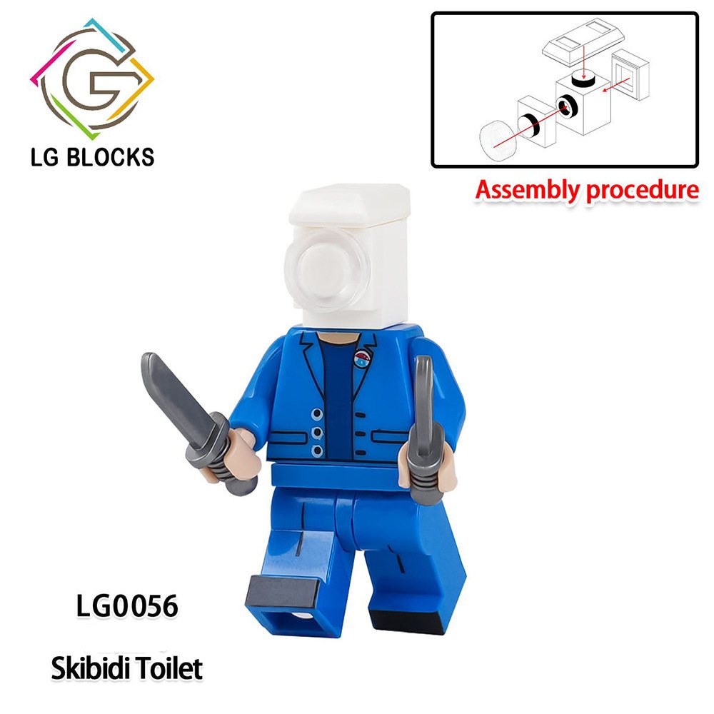 Skibidi Mô Hình Đồ Chơi toilet tv lg1008