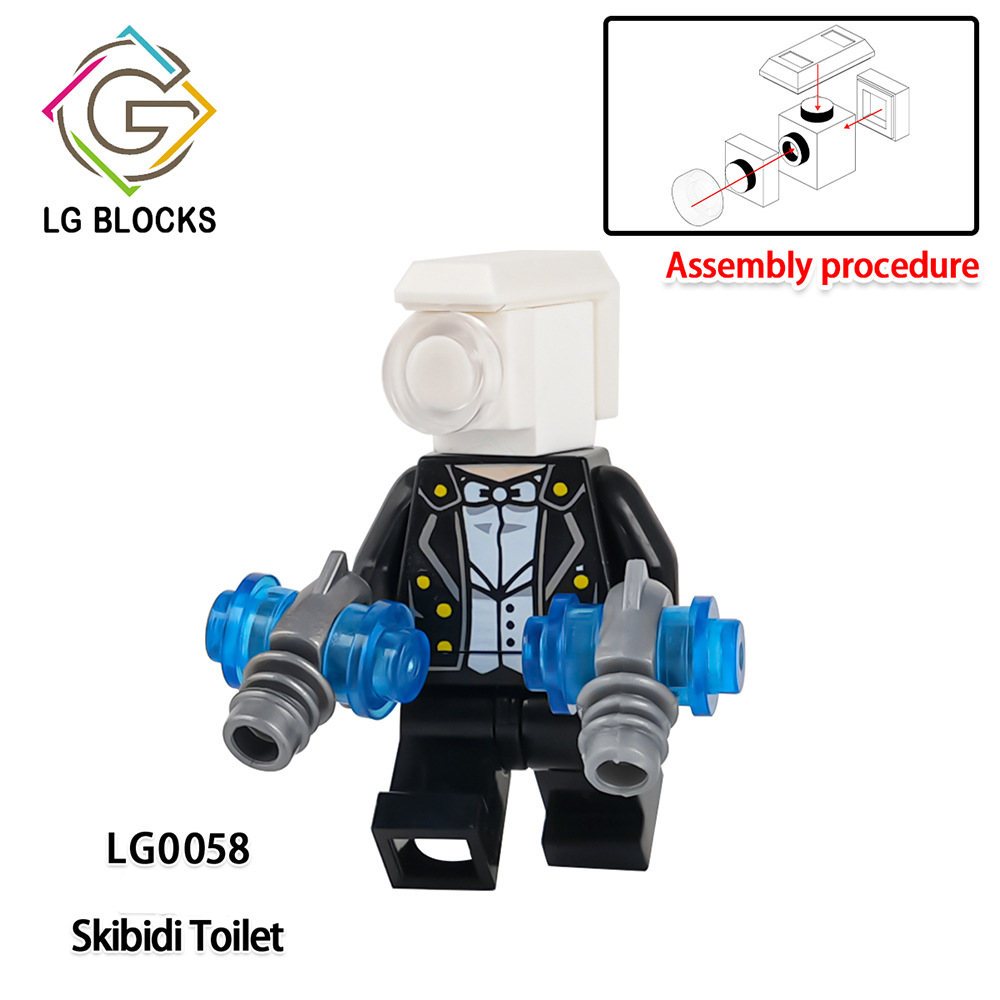 Skibidi Mô Hình Đồ Chơi toilet tv lg1008