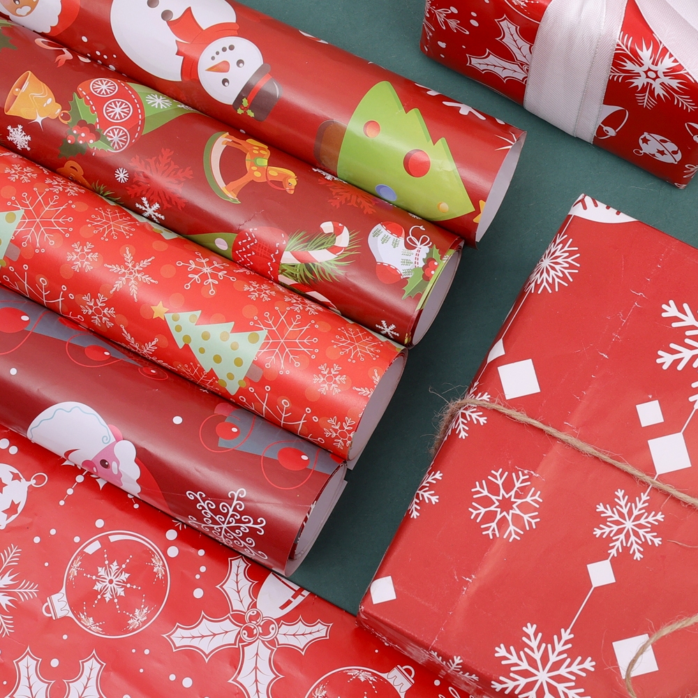 Cuộn giấy kraft gói quà 70*50cm DIY trang trí giáng sinh và năm mới / lễ hội / nhà cửa / tiệc tùng cho trẻ em