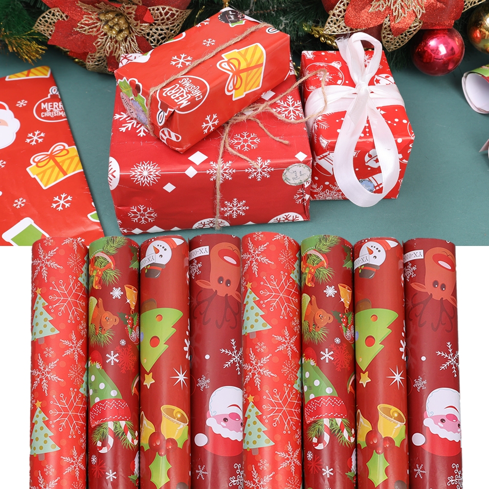 Cuộn giấy kraft gói quà 70*50cm DIY trang trí giáng sinh và năm mới / lễ hội / nhà cửa / tiệc tùng cho trẻ em