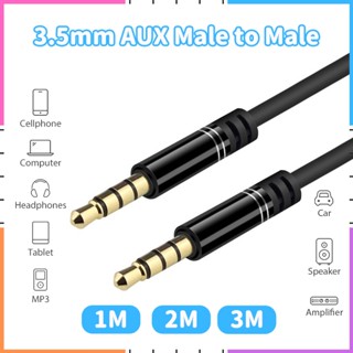 [Sẵn sàng] Cáp Aux 1M 2M 3M 3.5mm Cáp âm thanh nam sang nam Dây âm thanh nổi cho loa Tai nghe điện thoại Dây Aux trên ô tô