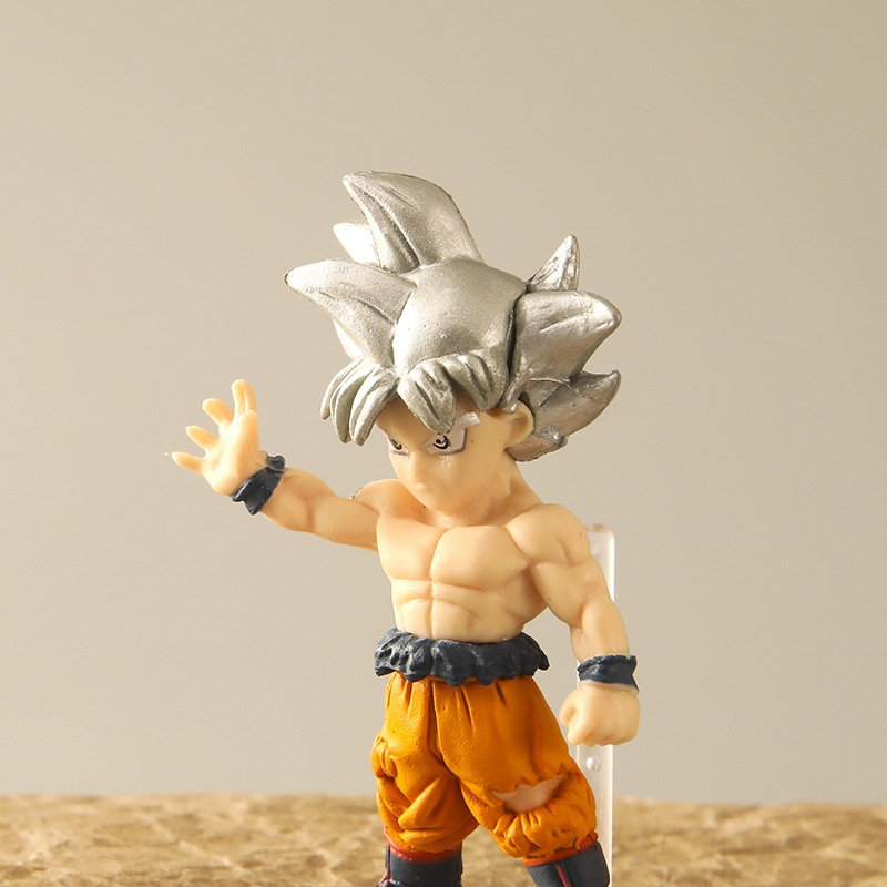 Set 6 Mô Hình Nhân Vật son goku no goku son gohan torankusu zamasu cell Bằng pvc