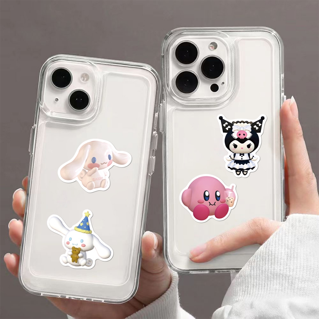 Bộ 51 Miếng Dán 3D Hình Sanrio Hellokitty Mymelody Kuromi Dễ Thương