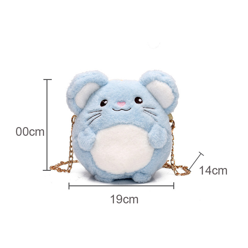 Moweikaidi Túi Đeo Chéo Hình Búp Bê Hoạt Hình Nhồi Bông Phong Cách lolita Hàn Quốc Dễ Thương Cho Nữ