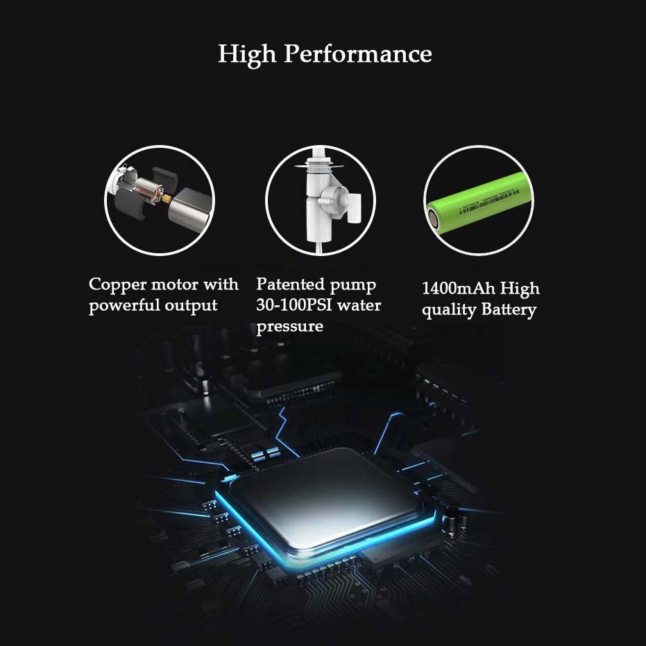 SINBOL rechargeable high performance water flosser teeth flossing machine