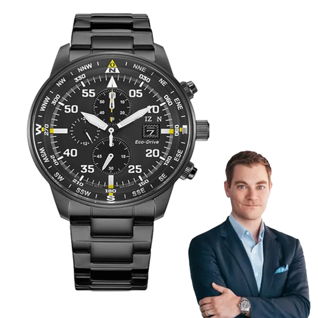 Đồng Hồ quartz Dây Da / Thép Không Gỉ Phong Cách Doanh Nhân Cho Nam