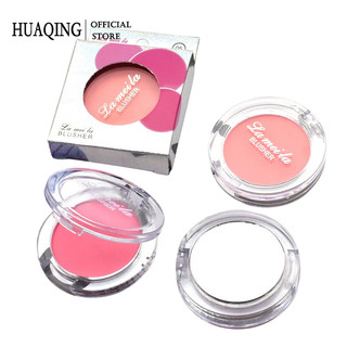 Phấn má hồng HUAQING mềm mịn chống nước lâu trôi kiềm dầu 6 màu tùy chọn