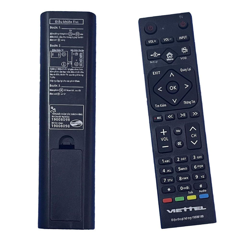 Điều Khiển đầu thu viettel internet