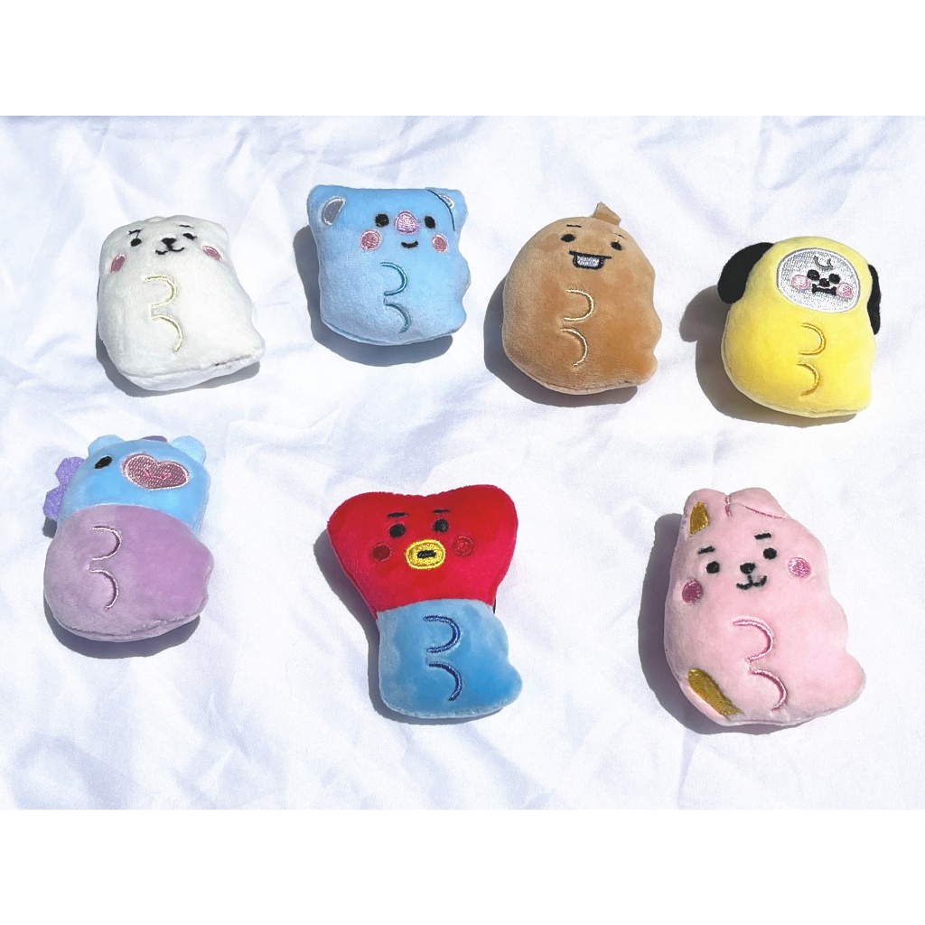 Búp Bê bt21 Nhồi Bông Xinh Xắn Gắn Điện Thoại Thông Minh