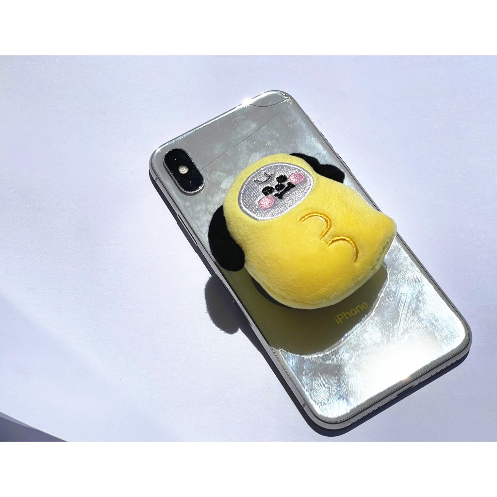 Búp Bê bt21 Nhồi Bông Xinh Xắn Gắn Điện Thoại Thông Minh
