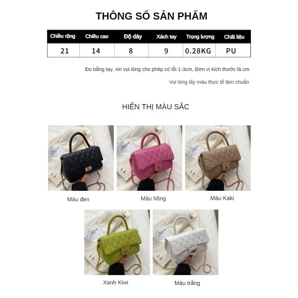 Túi Đeo Chéo Dây Xích Mới 2023 Thời Trang Sành Điệu Dễ Thương Cho Nữ