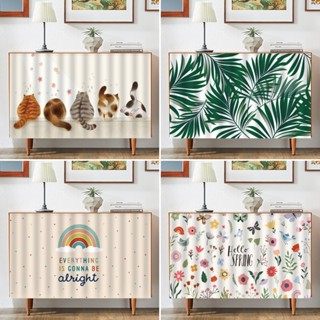 Phong Cách Bắc Âu Tủ Bếp Rèm Nửa Chiều Cao Máy Giặt Chống Bụi Rèm Bao Phong Cách Nhật Bản Tủ Quần Áo Rèm Tủ