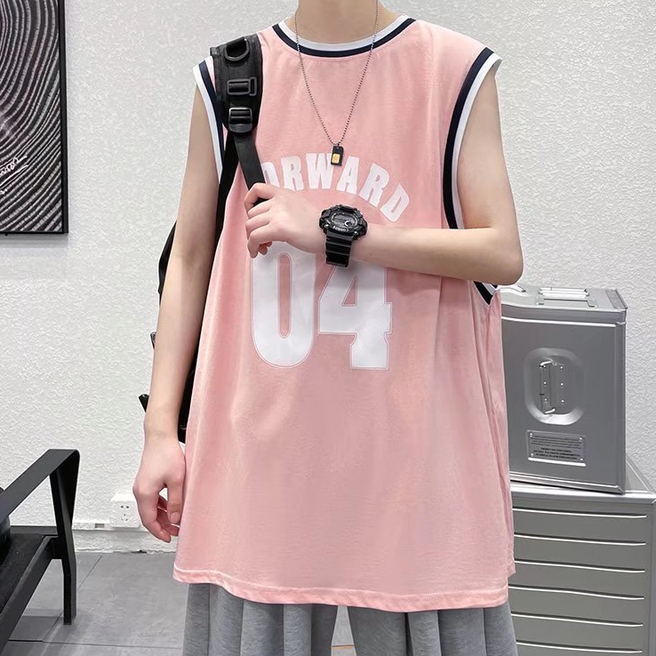 Áo Thun Sát Nách Dáng Rộng In Chữ Phong Cách harajuku Mẫu Mới 2023 Thời Trang Mùa Hè Cho Nam