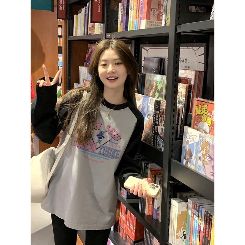 Áo thun nữ SHIHANROU VanessaLab WTX23934KY 39Z230925 vintage sành điệu thời trang Hàn Quốc