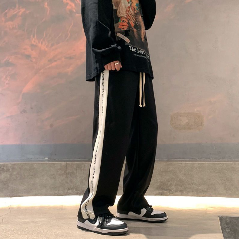 Quần Dài Dáng Rộng Phong Cách hip hop Thời Trang Mùa Thu 2023