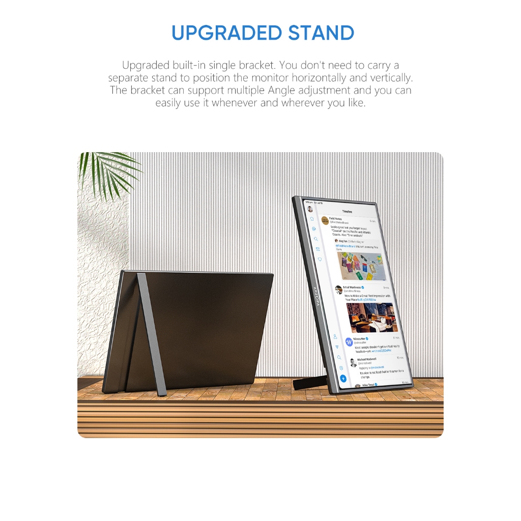Màn hình di động ARZOPA, Màn hình máy tính xách tay 17.3 '' A1M 1080P FHD HDR IPS Màn hình trò chơi HDMI USB C, Màn hình bên ngoài chăm sóc mắt với loa kép cho Xbox PS4 Switch Điện thoại PC | BigBuy360 - bigbuy360.vn