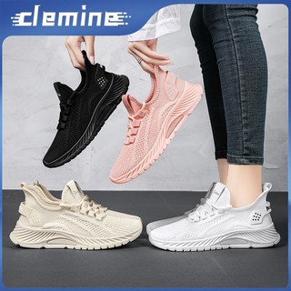 Clemine Giày Thể Thao Đế Mềm Siêu Nhẹ Phối Lưới Thoáng Khí Thời Trang Cho Nữ