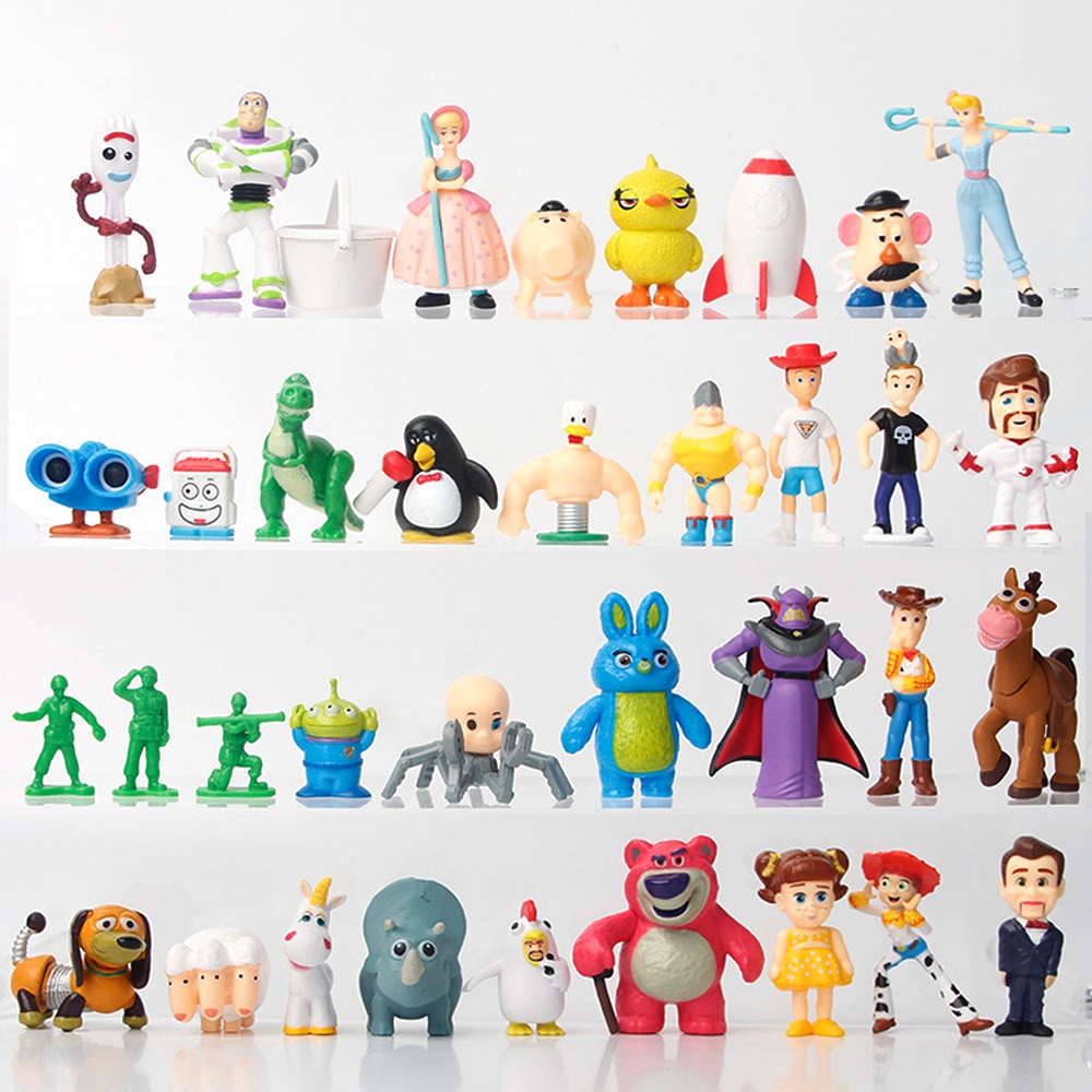 DISNEY Set 36 Mô Hình Đồ Chơi Nhân Vật Phim Hoạt Hình toy story 3-5cm