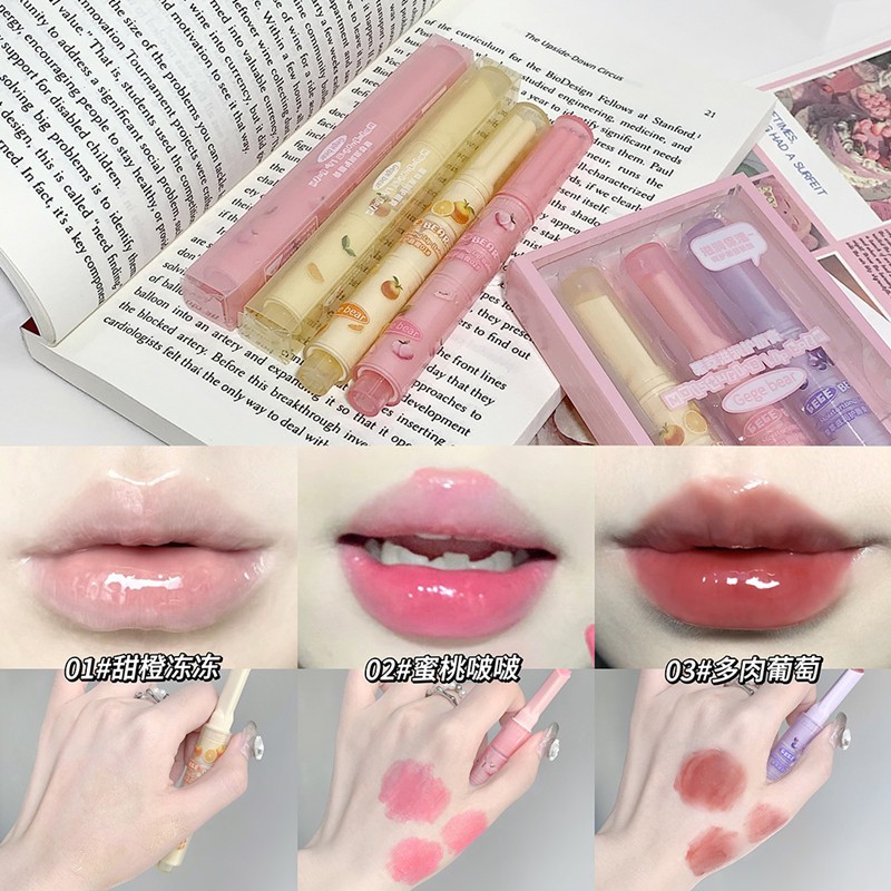 Gecomo Son Dưỡng Môi Hương Trái Cây Dưỡng Ẩm Hiệu Quả
