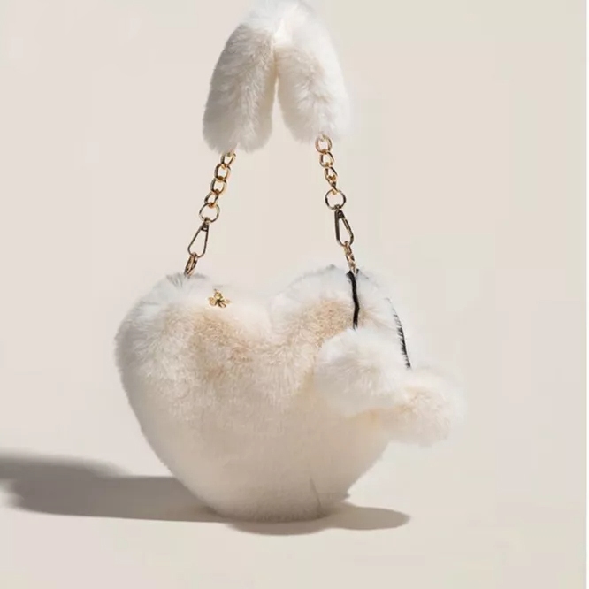 HT XIANSHENG Túi Đeo Chéo Hình Trái Tim Thời Trang Dành Cho Nữ