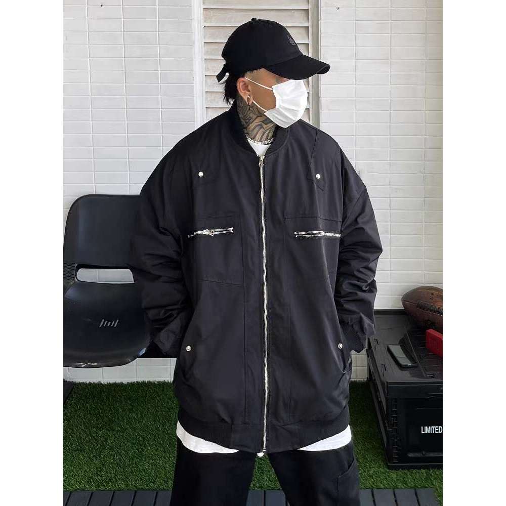 Áo Khoác Bóng Chày Tay Dài Màu Sắc Thời Trang Cho Nam