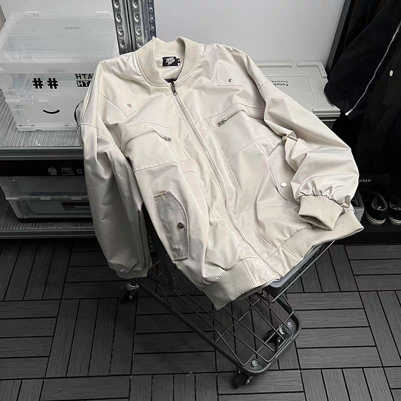 Áo Khoác Bóng Chày Tay Dài Màu Sắc Thời Trang Cho Nam