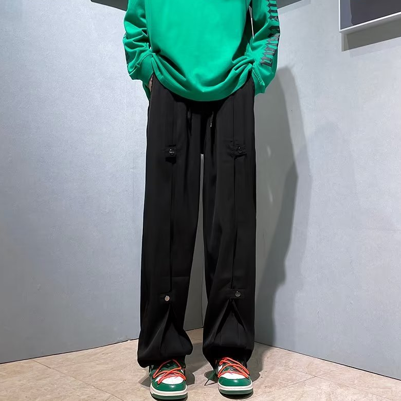 Quần Dài Dáng Rộng Phong Cách hip hop Đường Phố Thời Trang Mùa Thu 2023