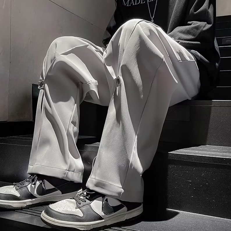 Quần Dài Dáng Rộng Phong Cách hip hop Đường Phố Thời Trang Mùa Thu 2023