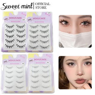 Sweet mint minijumie Bộ 5 Cặp Lông Mi Giả lông mi dưới 3d Mềm Mại Tự Nhiên