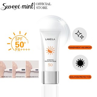 Sweet mint Kem chống nắng dưỡng da Lameila SPF50+ bảo vệ khỏi tia UV PA+++ dưỡng ẩm dung tích