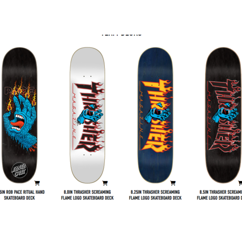 Thrasher MÀN HÌNH LOGO deck mới 8 inch 8.25 inch pro boong