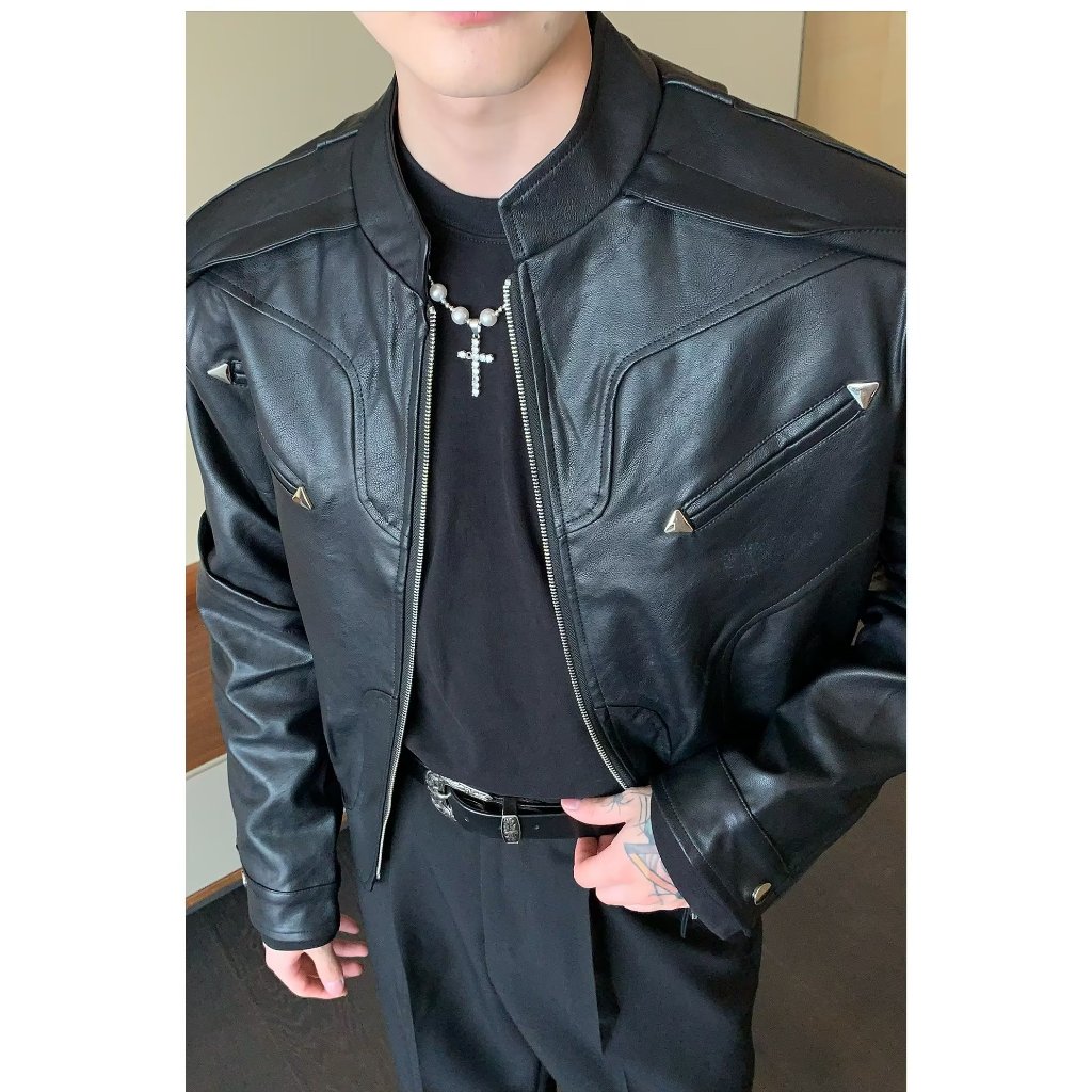 Áo Khoác Da Nam Cao Cấp Phong Cách Hàn Quốc Thời Trang Thu Xuân Dành Cho Nam Simple Fashion Áo Khoác Nam Đẹp Bomber Jackets Áo Dài Tay Nam