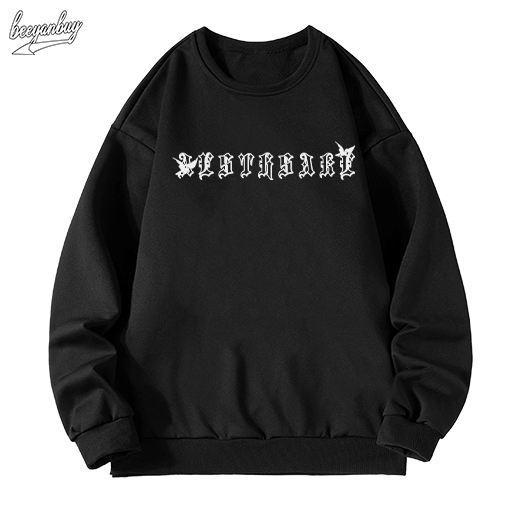 Áo sweater nam BEEYANBUY áo nỉ tay dài vintage boy phố unisex 100% cotton-Y0512