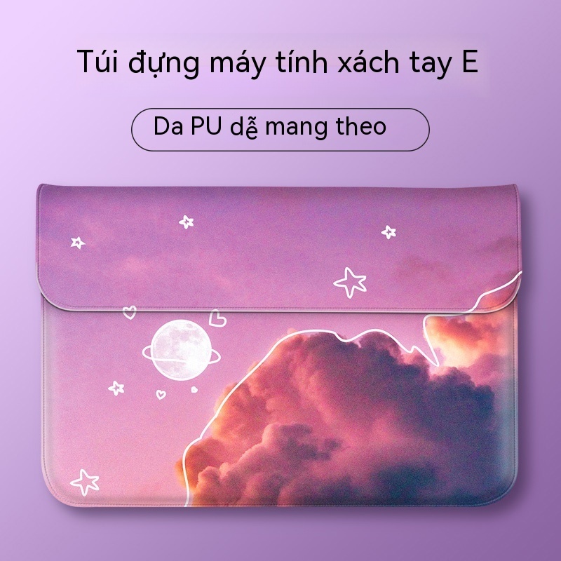 Túi chống sốc Laptop, Macbook da PU cao cấp chống nước 13.3 inch, 14 inch, 15.6 inch - Túi xách đựng Laptop có quai cầm