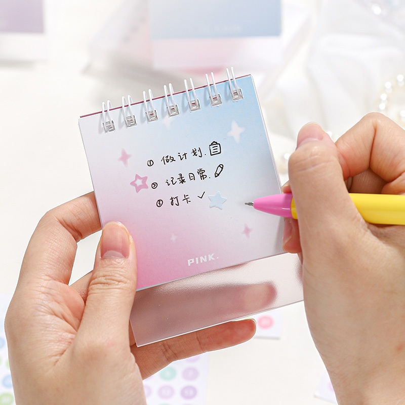 Mr. Paper  Vào năm 2024 kiểu lịch Ins style Tượng đơn Ngọt hệ mini Màn hình màn hình DaKa TaiLi Tháng lịch
