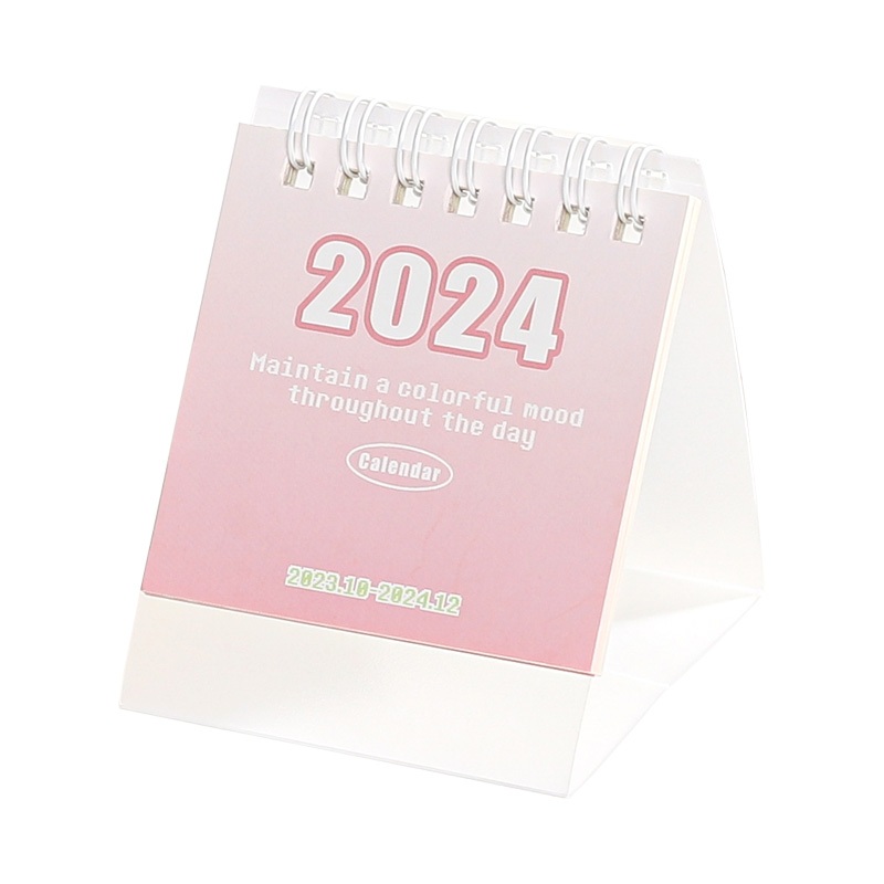 Mr. Paper  Vào năm 2024 kiểu lịch Ins style Tượng đơn Ngọt hệ mini Màn hình màn hình DaKa TaiLi Tháng lịch
