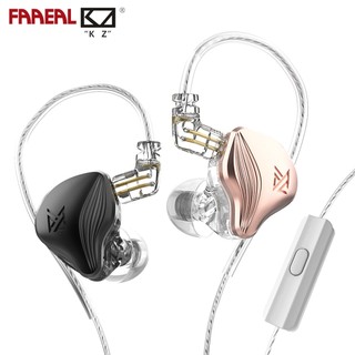 Faaeal KZ ZEX Tai nghe nhét tai Ổ đĩa động tĩnh Tai nghe lai HIFI Bass Tai nghe thể thao Tai nghe khử tiếng ồn