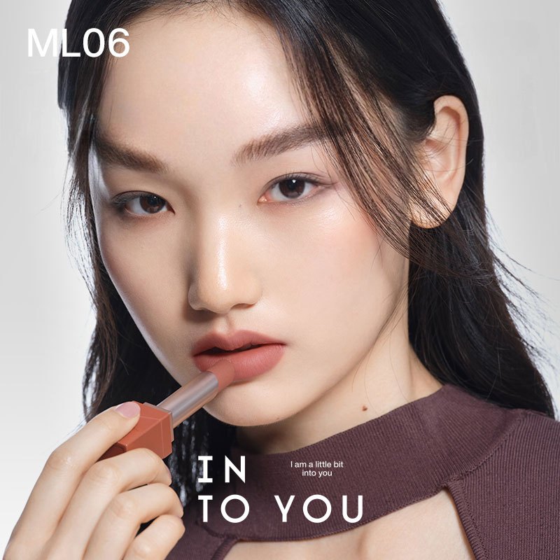 INTO YOU Son Môi Màu Nhung Lì Làm Đều Màu Và Mịn Môi Lâu Trôi Chính Hãng