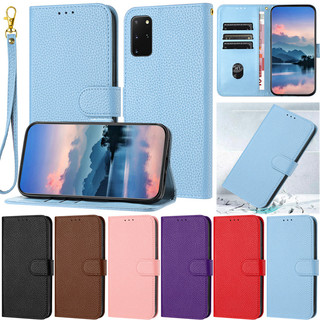 Sang Trọng Bao Da Điện Thoại pu Dạng Ví Nắp Lật Cho samsung galaxy note 10 note 9 note 8 note 10 lite note 20 ultra 5g Ốp