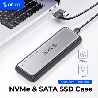 Hộp đựng ổ cứng ssd orico m.2 nvme / sata ssd 10gbps m2 bằng nhôm