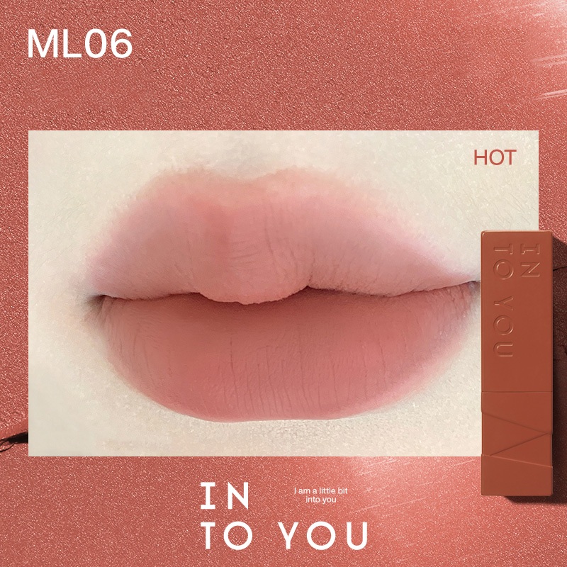 INTO YOU Son Môi Màu Nhung Lì Làm Đều Màu Và Mịn Môi Lâu Trôi Chính Hãng