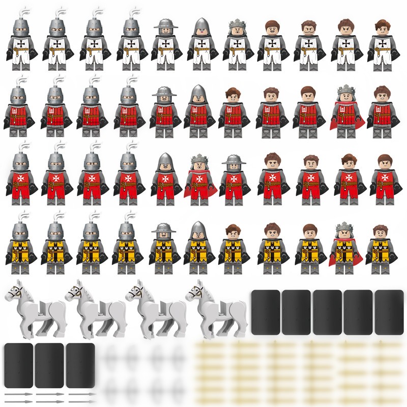 Bộ 12 Mô Hình Lắp Ráp Lâu Đài Trung Cổ Độc Đáo